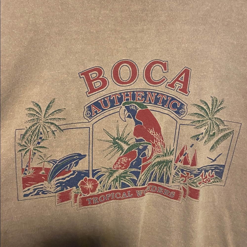 Vintage Boca Tee Made In Canada